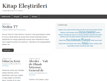 Tablet Screenshot of kitap-elestirileri.com